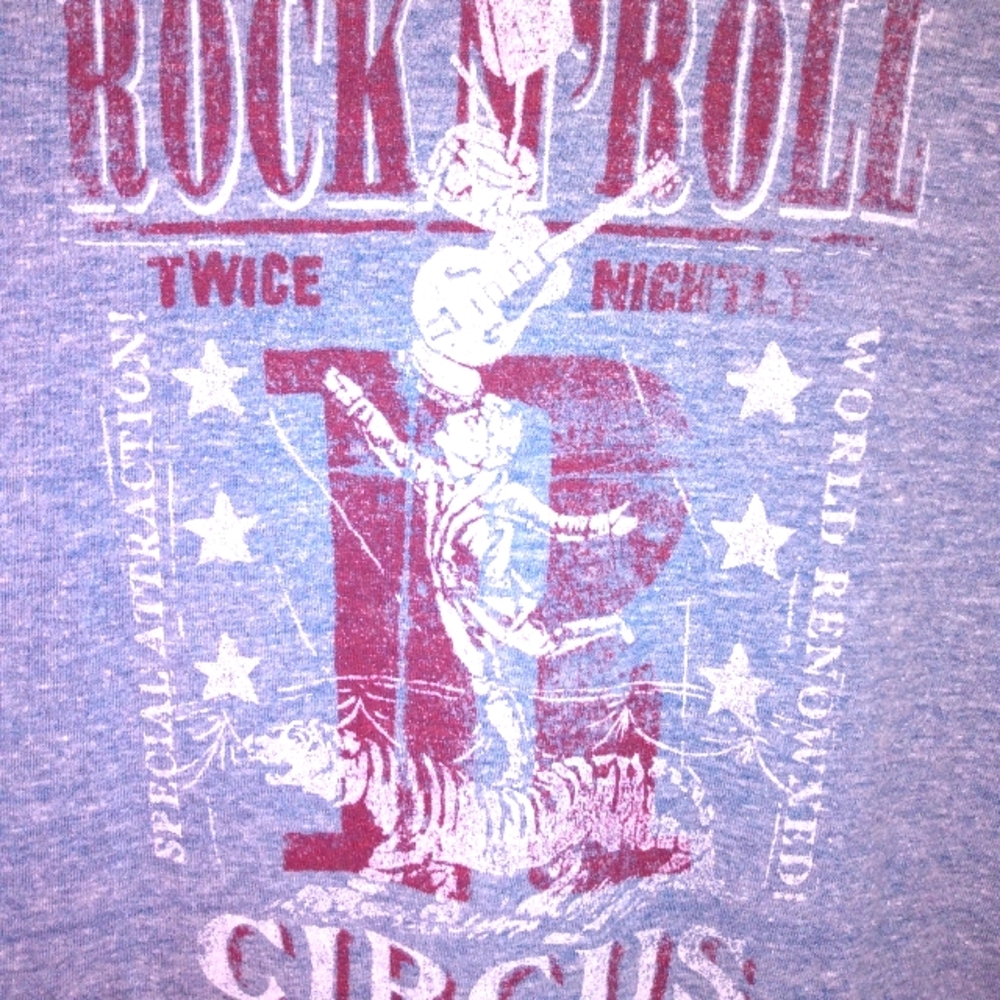 Lucky Brand Rock N' Roll Circus Tee Shirt
